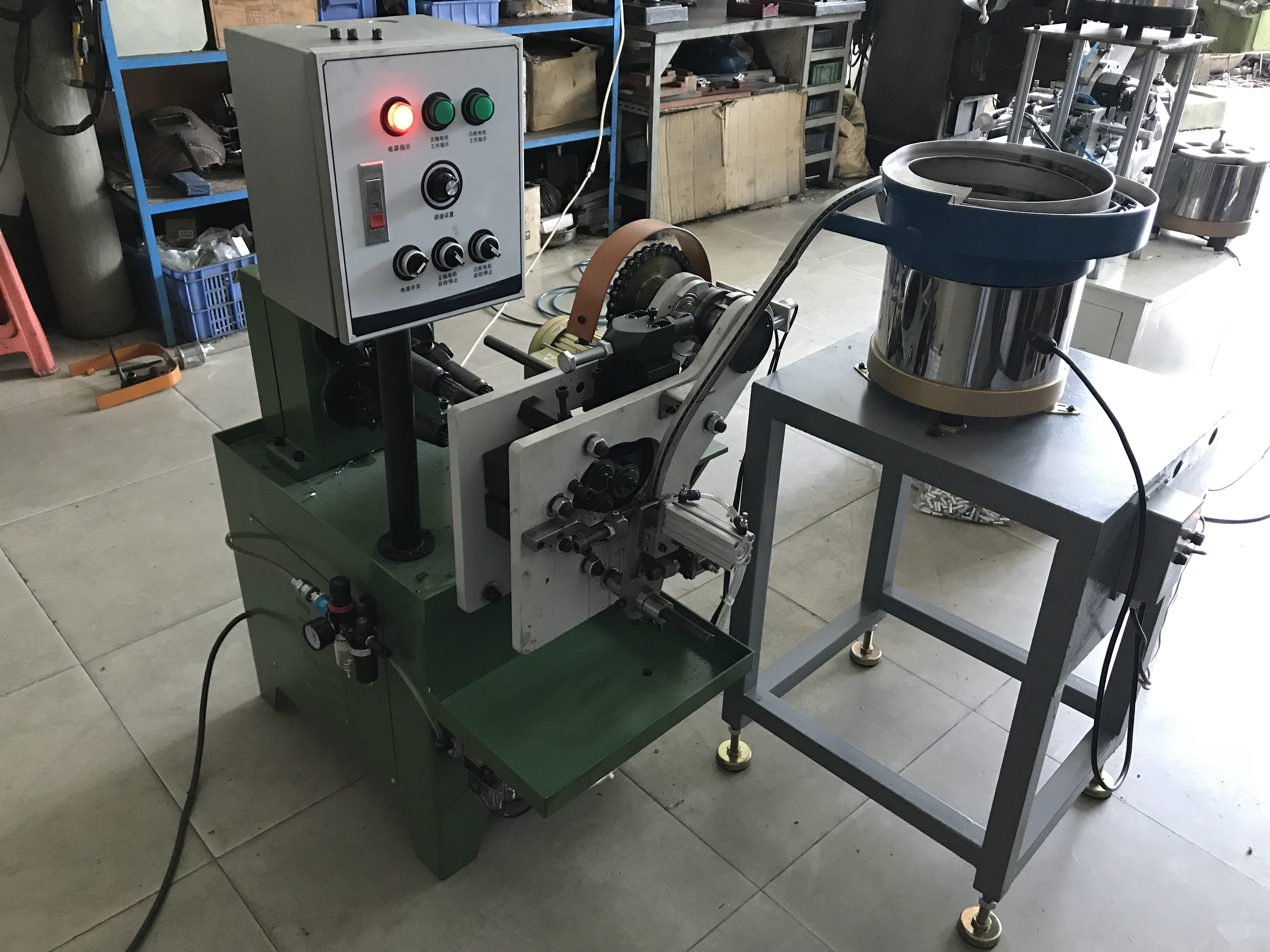 Automatic knurling machine FD-16GY will be delivered