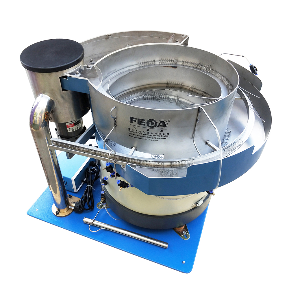 Vibratory bowl feeder for sorting springs