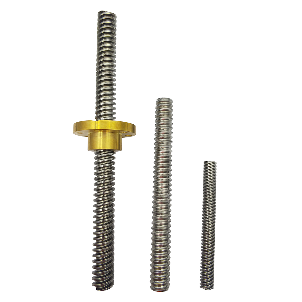 Lead screw & worm made by FEDA thread rolling machine