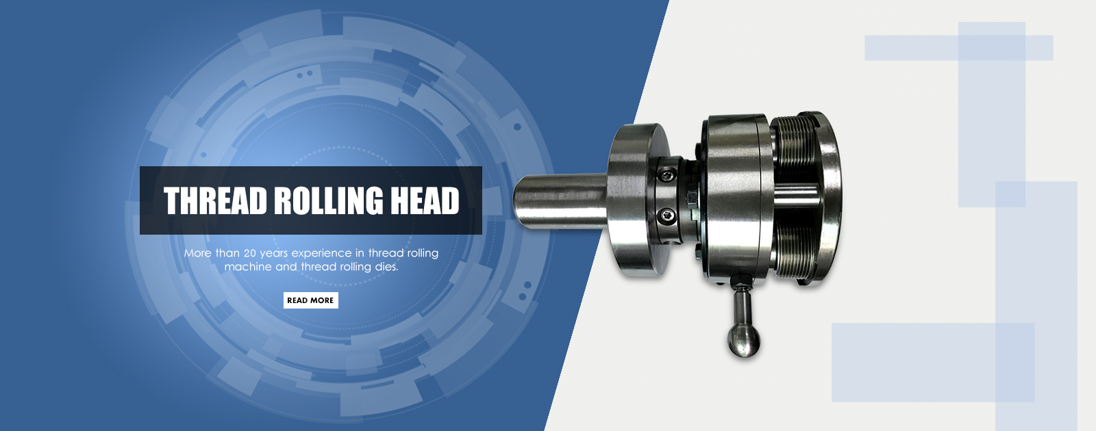 Thread rolling head